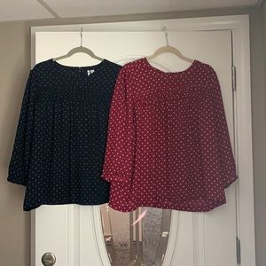 Pristine matching blouses